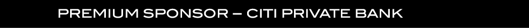  Premium Sponsor – Citi Private Bank 