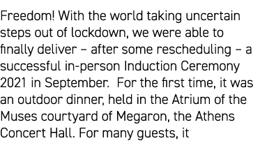 Freedom! With the world taking uncertain steps out of lockdown, we were able to finally deliver – after some reschedu...