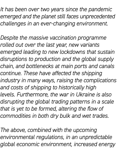 It has been over two years since the pandemic emerged and the planet still faces unprecedented challenges in an ever-...