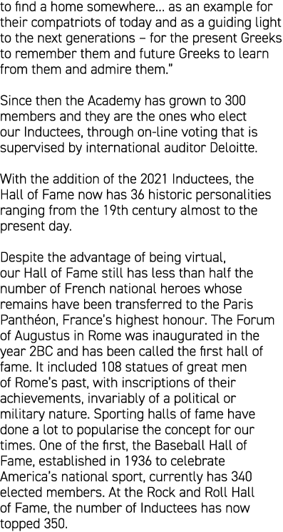 to find a home somewhere… as an example for their compatriots of today and as a guiding light to the next generations...
