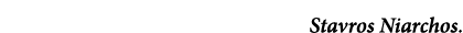 Stavros Niarchos.